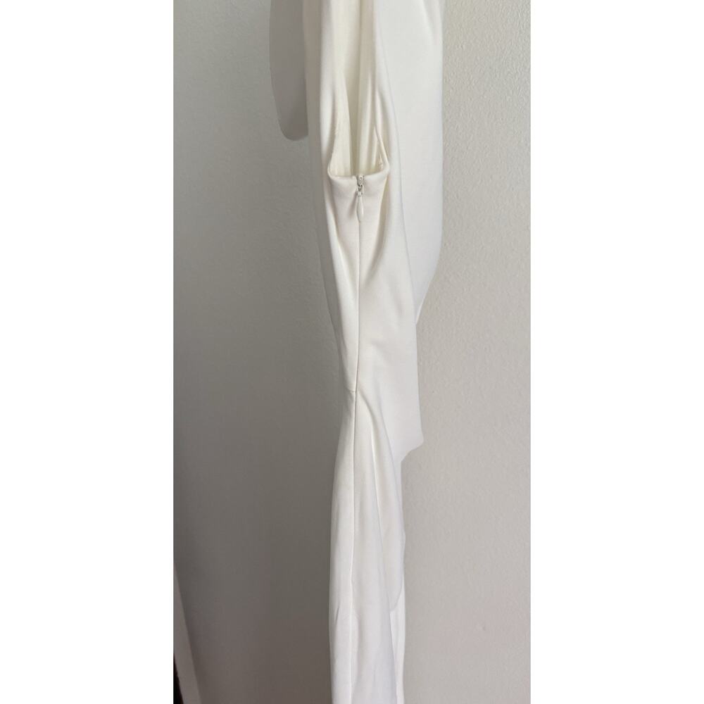 ELLIATT Isadora Ivory One Shoulder Women’s M Bridal Gown Maxi Dress - Picture 6 of 15
